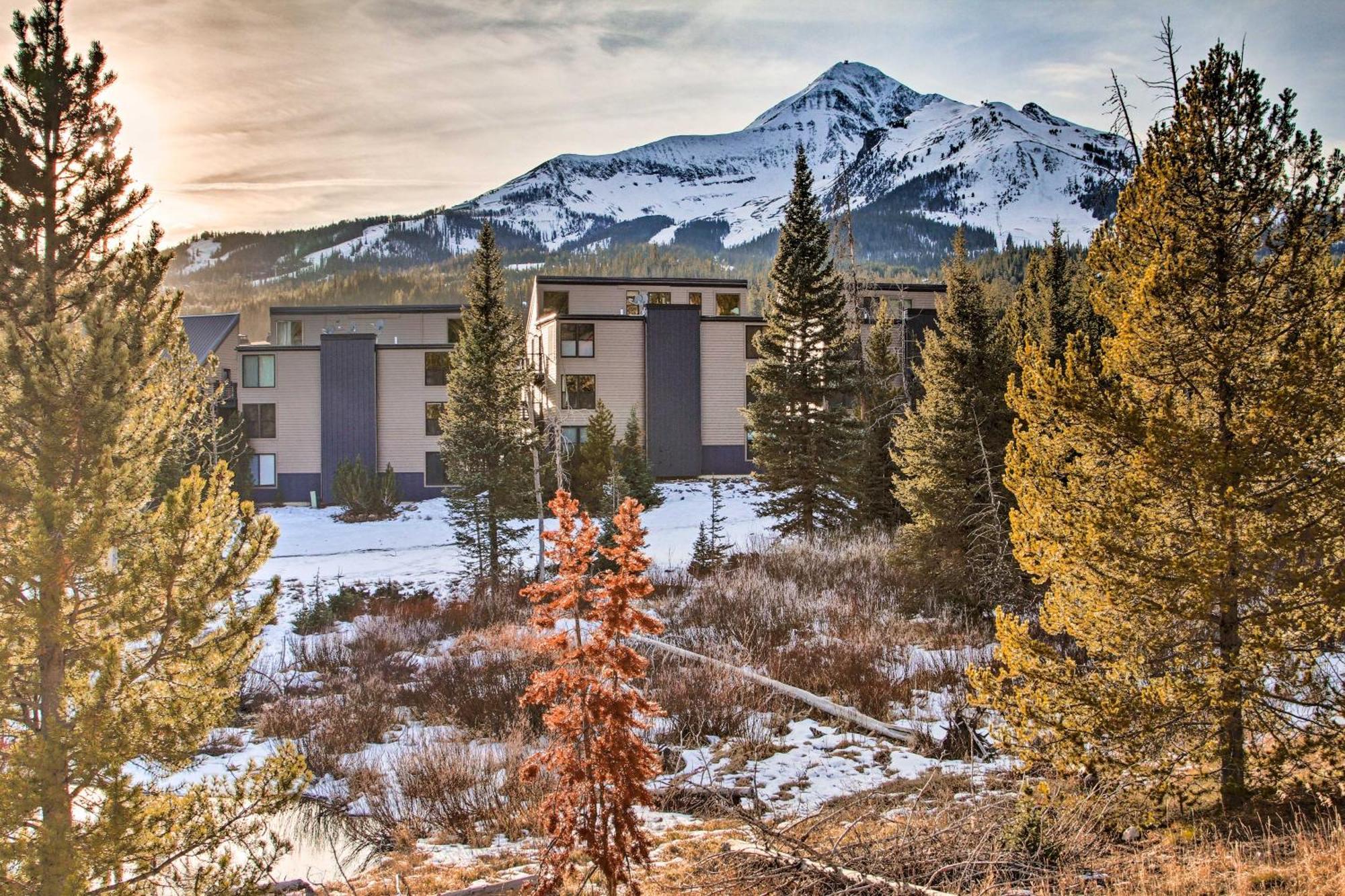 Cozy Big Sky Studio About 1 Mile To Mtn Village! Exterior foto